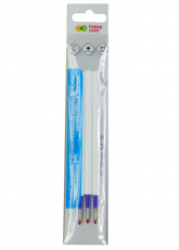 Wkłady do długopisu automatycznego wymazywalnego 0.5mm niebieskie 3 szt. w etui Happy Color